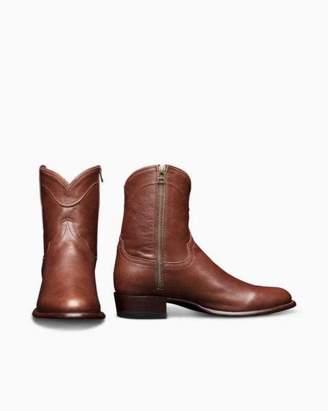 Men’s Daily Commute Scotch Leather Side-Zip Boots sold by Larosa