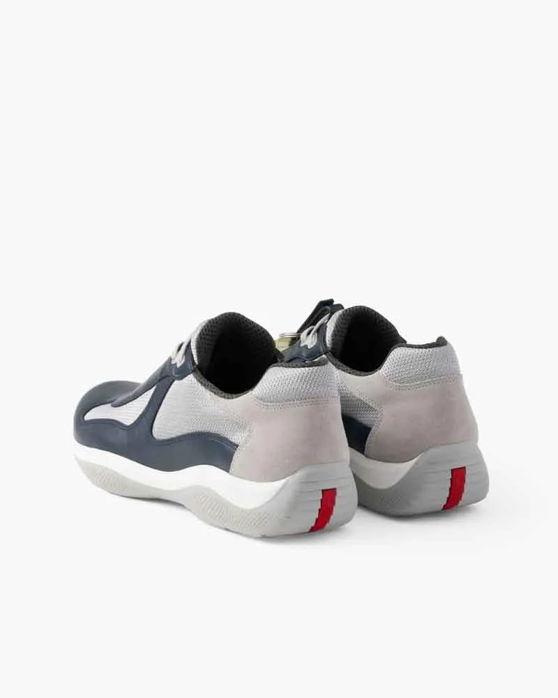 Men’s Daily Commute Navy Leather Mesh Sneakers sold by Larosa product image thumbnail 3