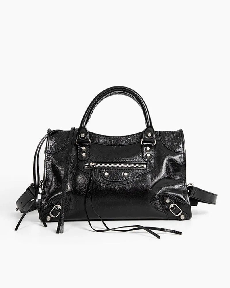 (Clean Up ) Women's black LA City Calfskin Bag Medium sold by Larosa
