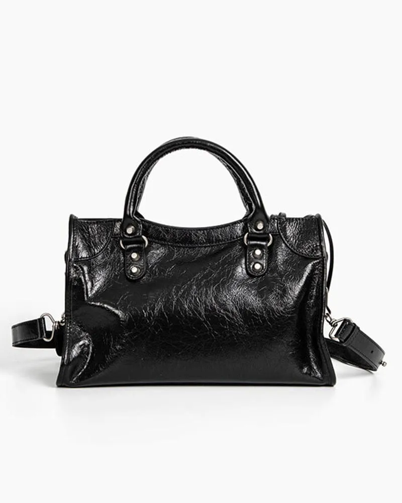 (Clean Up ) Women's black LA City Calfskin Bag Medium sold by Larosa product image thumbnail 4
