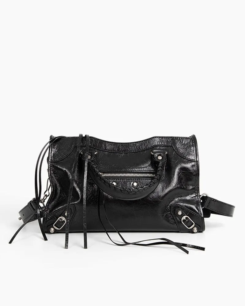 (Clean Up ) Women's black LA City Calfskin Bag Medium sold by Larosa product image thumbnail 3