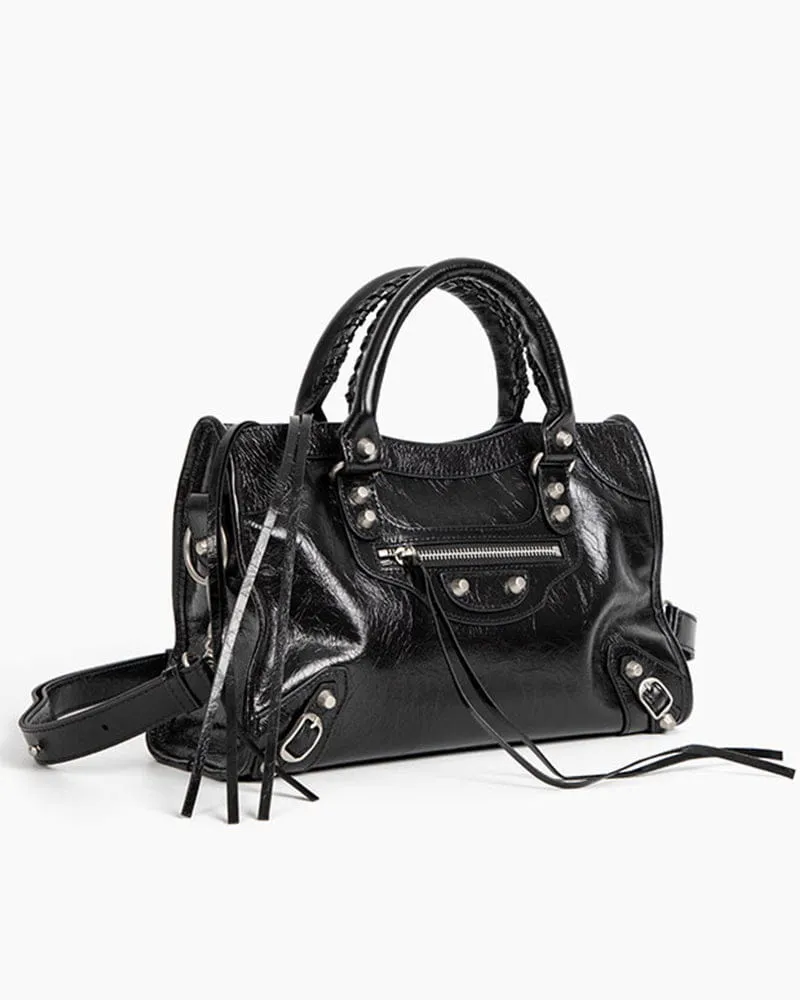(Clean Up ) Women's black LA City Calfskin Bag Medium sold by Larosa product image thumbnail 2