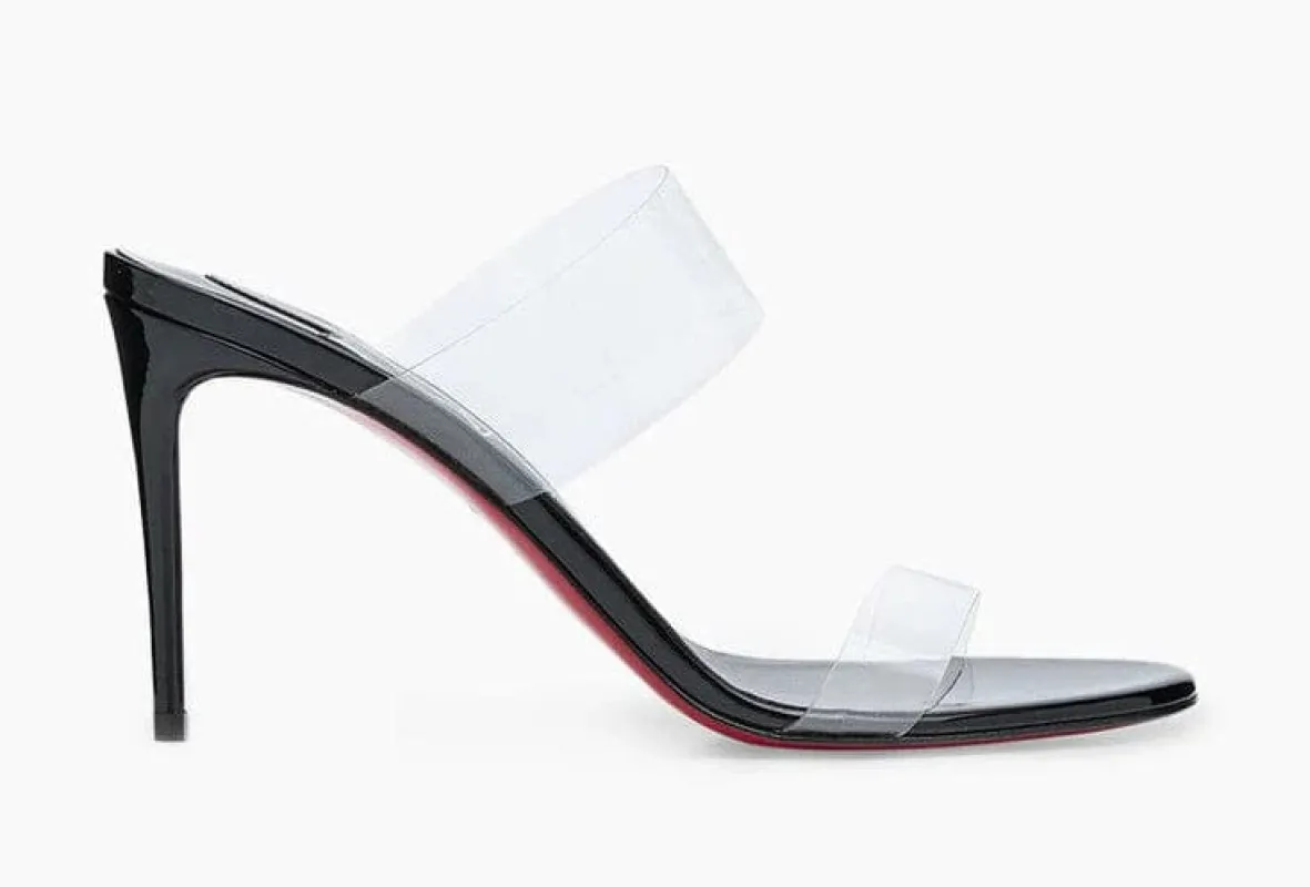 (Clean Up - US 5) Gold Knot Heel Mules Woven High Heel Pumps made by Larosa