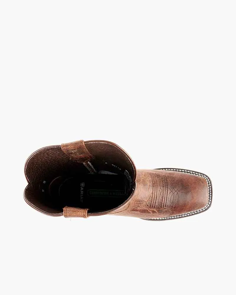 Men’s Road Trip Leather Flag-Embossed Western Boots sold by Larosa product image thumbnail 4