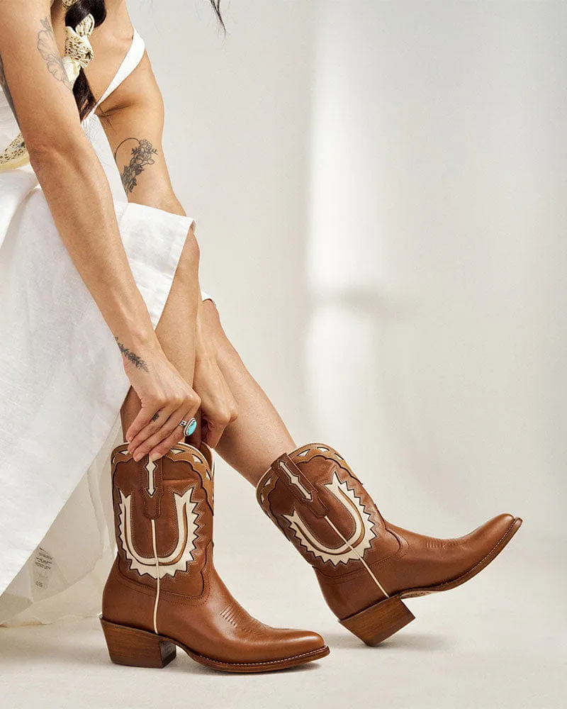 (Pre-sale) Women’s Concert Night Leather Western Boots sold by Larosa product image thumbnail 3