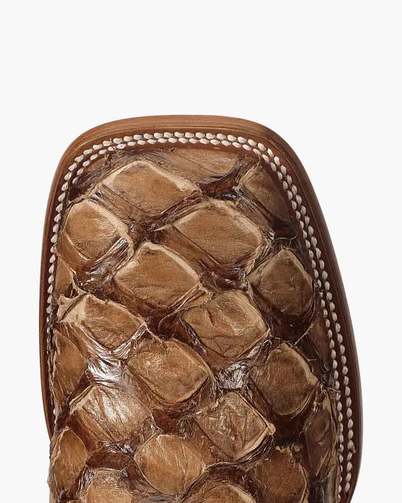 Men’s Rodeo Night Brown Exotic Square-Toe Western Boots sold by Larosa product image thumbnail 3