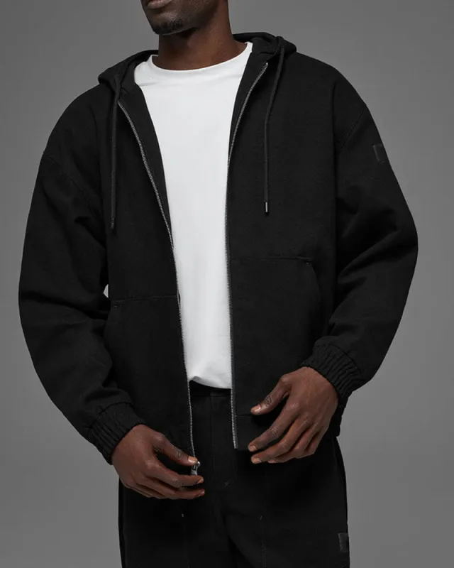 Men’s Urban Street Cotton Canvas Full-Zip Hoodie sold by Larosa