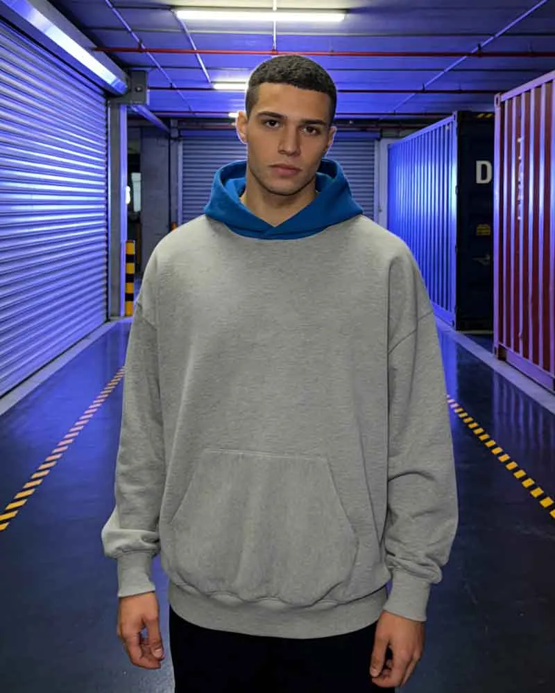 Men’s Art Display Heavyweight Two-Tone Hoodie sold by Larosa product image thumbnail 5