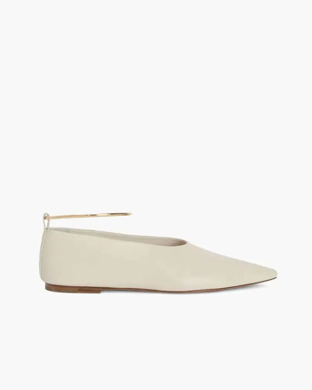 Women’s Dinner Party Square-toe Ballerina Flats made by Larosa