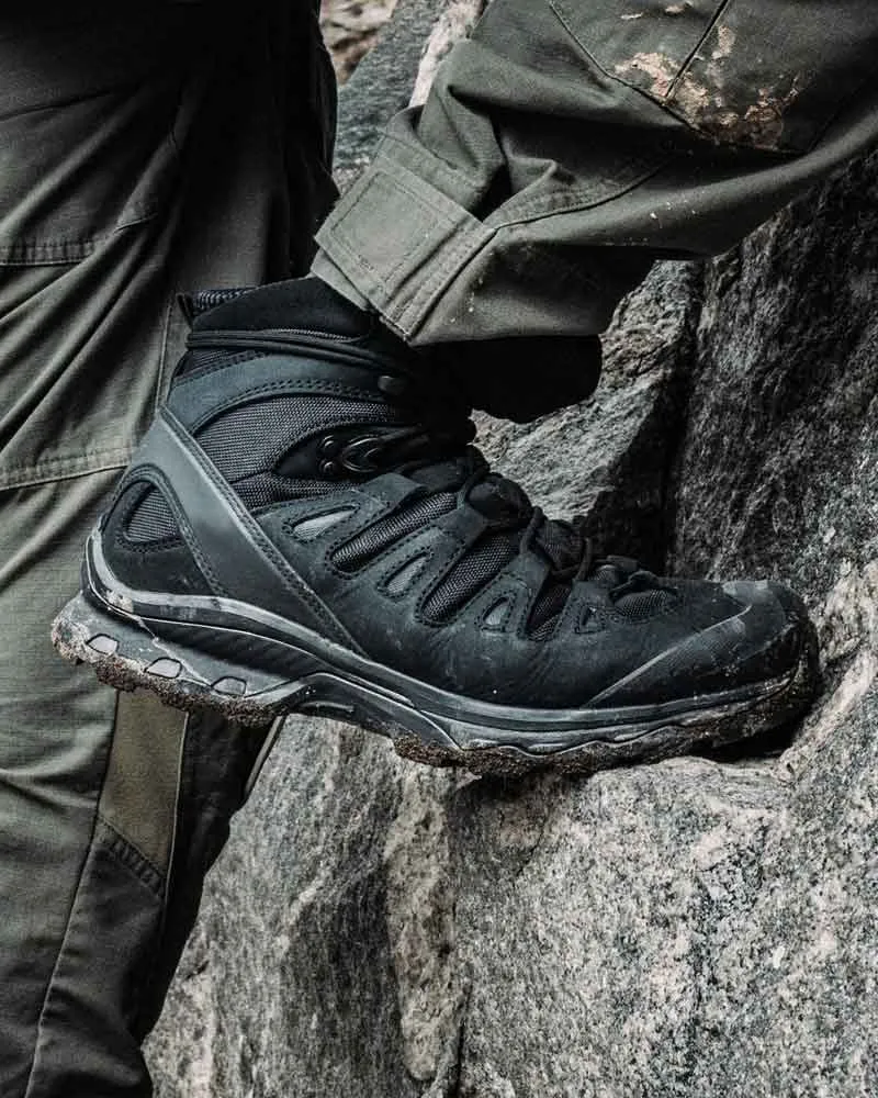 Men’s Trail Hike Black Cowhide Mid Hiking Boots sold by Larosa product image thumbnail 4