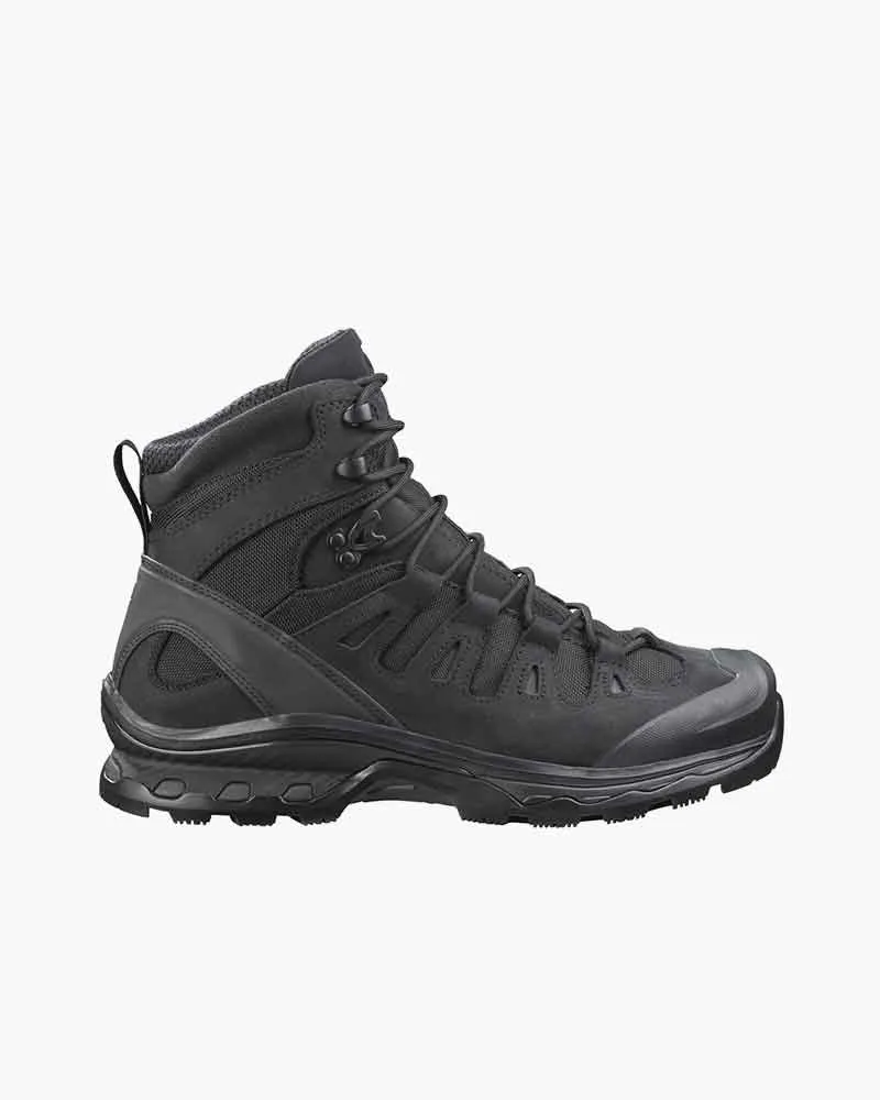 Men’s Trail Hike Black Cowhide Mid Hiking Boots sold by Larosa