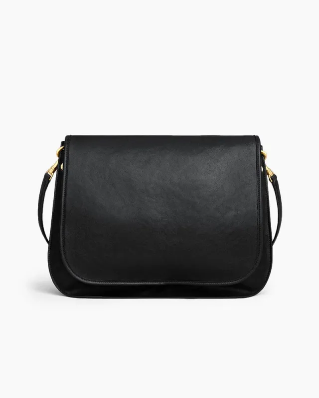 Women’s Minimal Chic Flap Crossbody Bag made by Larosa