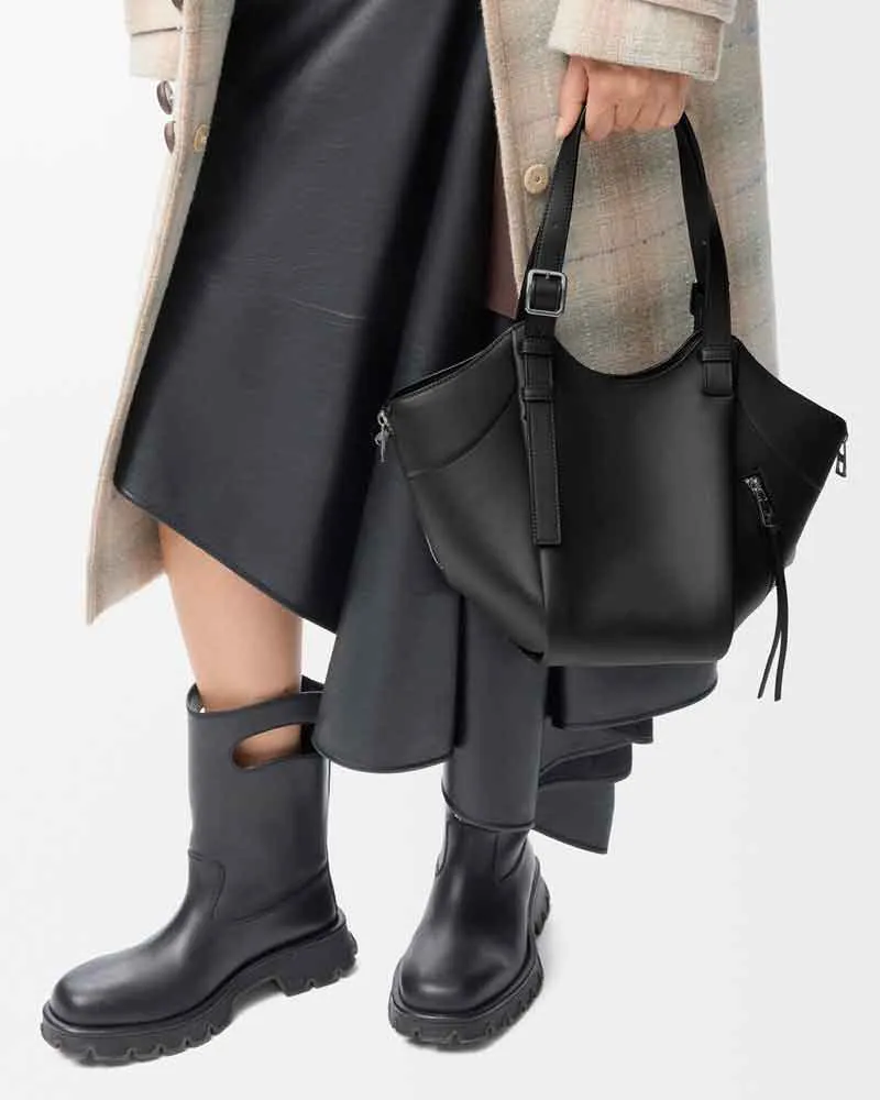 Women’s City Travel Cowhide Hammock Bag sold by Larosa product image thumbnail 4