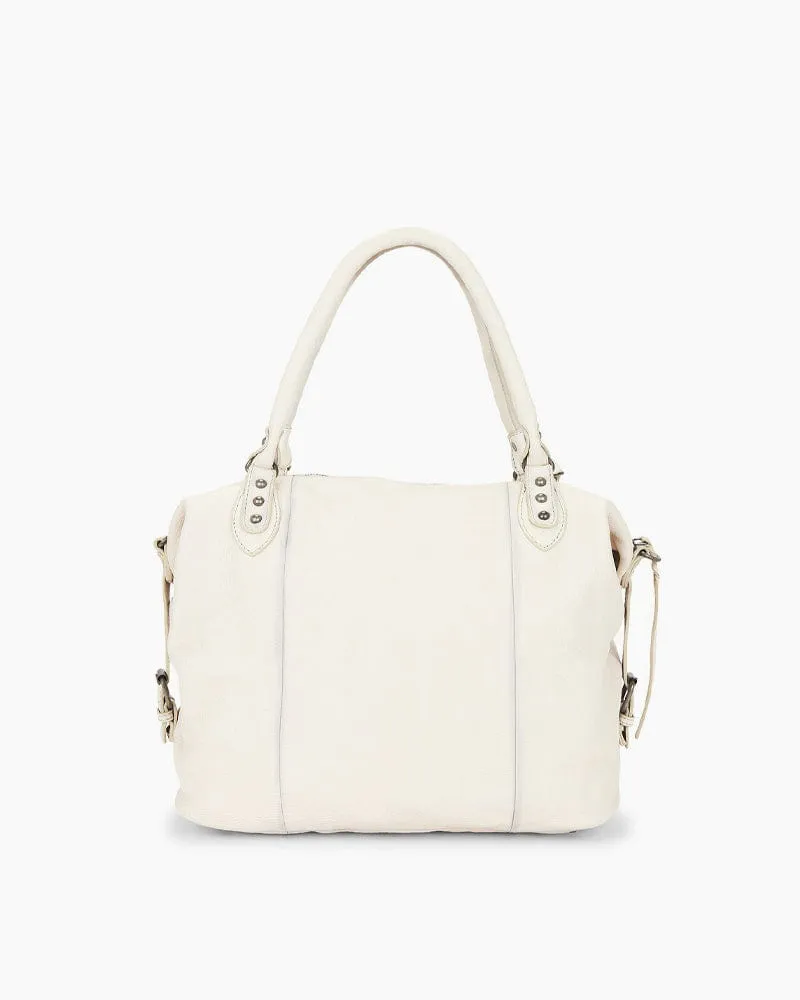 Women's Music Festival Vintage Washed Leather Tote sold by Larosa product image thumbnail 5