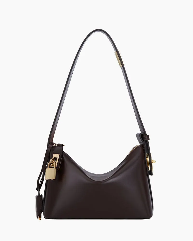 Women's Date Night Elegant Gold Accented Hobo Bag sold by Larosa product image thumbnail 2