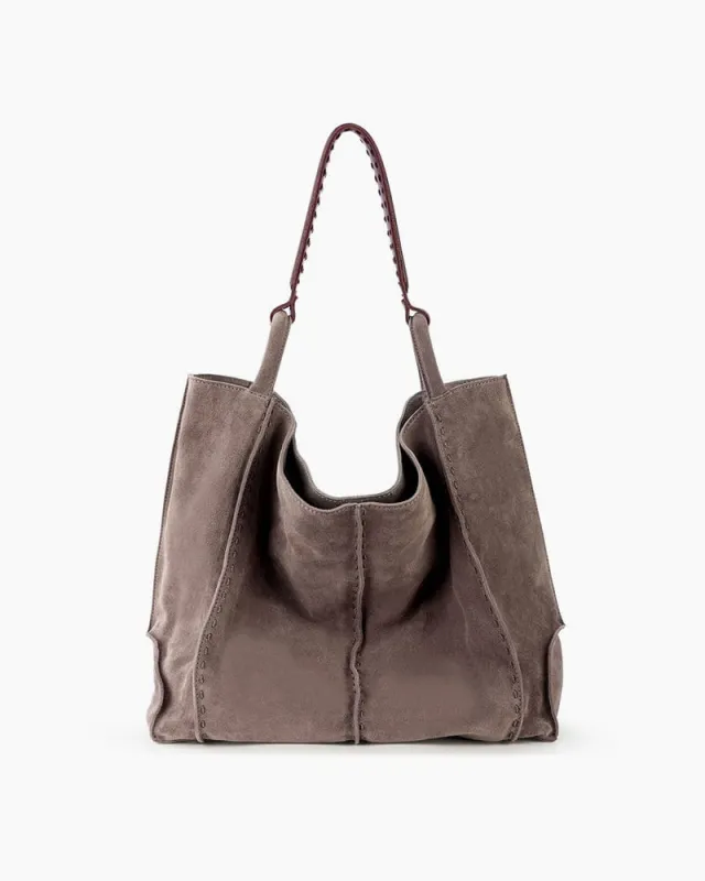 Women's Daily Commute Versatile Dark Brown Large Bag made by Larosa