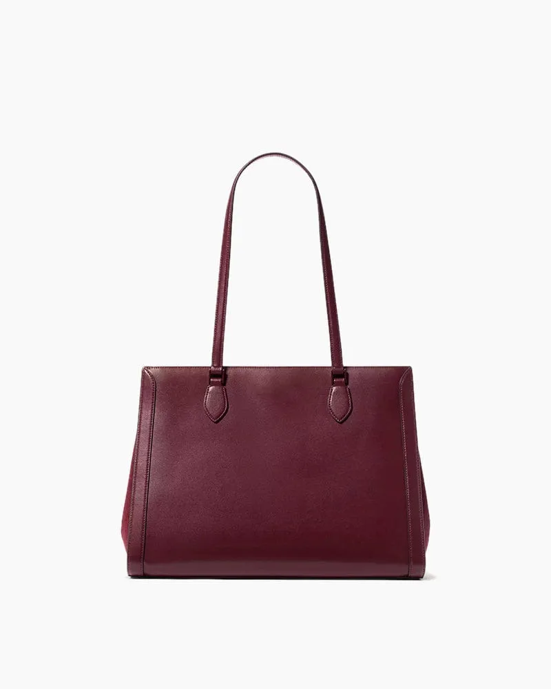 (Pre-sale)Women's Coffee Break Effortless Suede Work Tote sold by Larosa