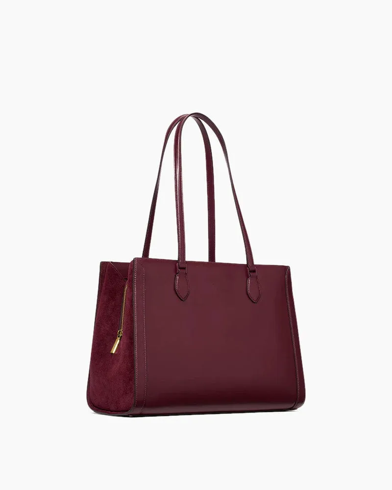 (Pre-sale)Women's Coffee Break Effortless Suede Work Tote sold by Larosa product image thumbnail 2