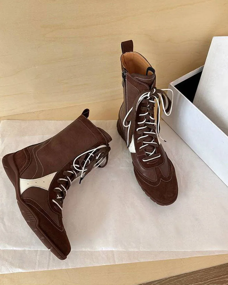 Women's Traveling Chunky Leather Buckle Boots sold by Larosa product image thumbnail 5