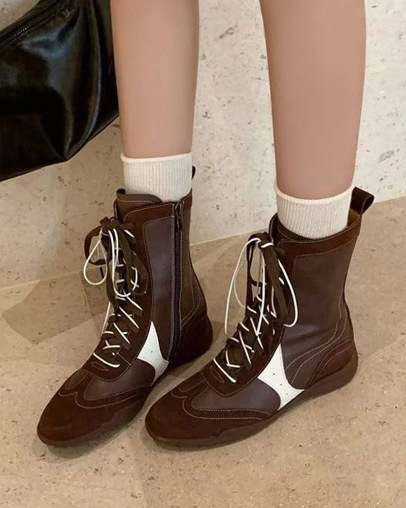 Women's Traveling Chunky Leather Buckle Boots sold by Larosa product image thumbnail 4