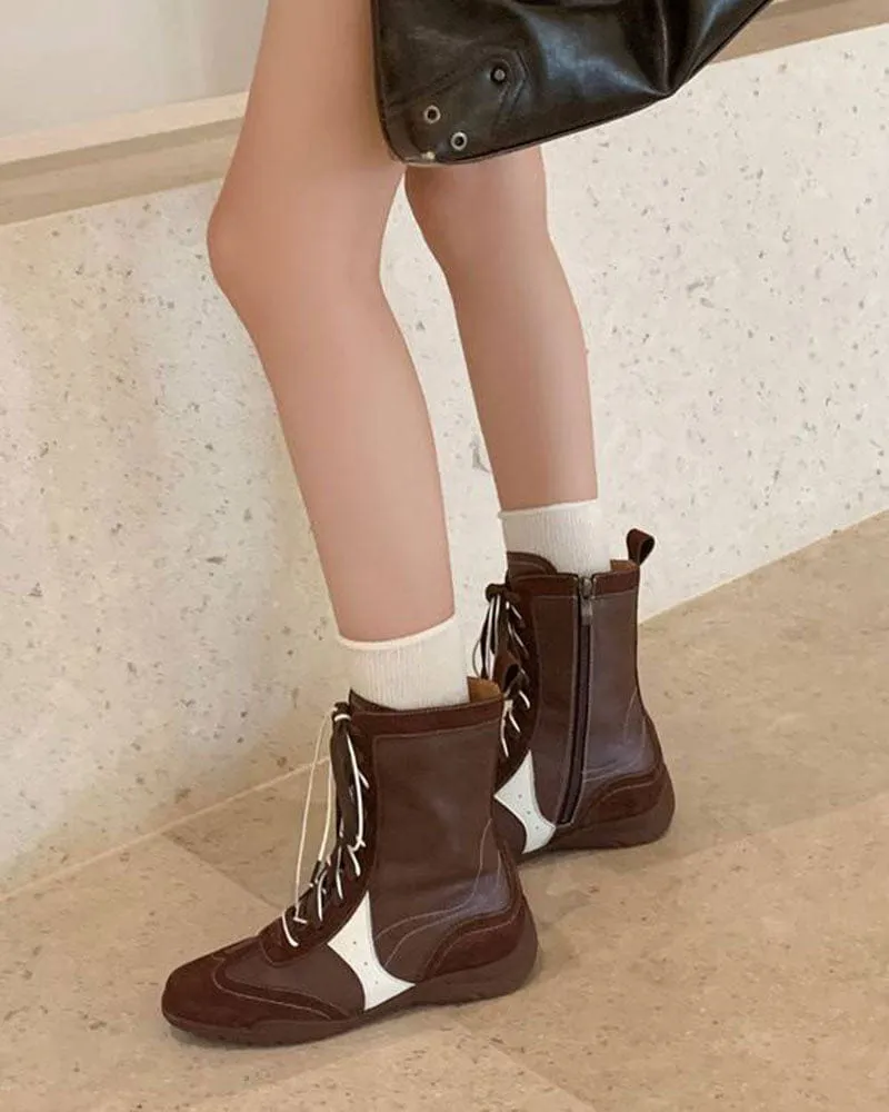 Women's Traveling Chunky Leather Buckle Boots sold by Larosa product image thumbnail 3