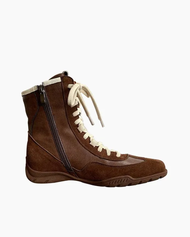 Women's Trekking Leather High Top Boots sold by Larosa