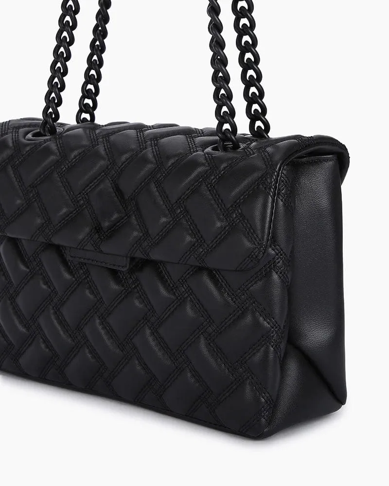 Women's Evening Gala Black Crystal Embellished Bag sold by Larosa product image thumbnail 4