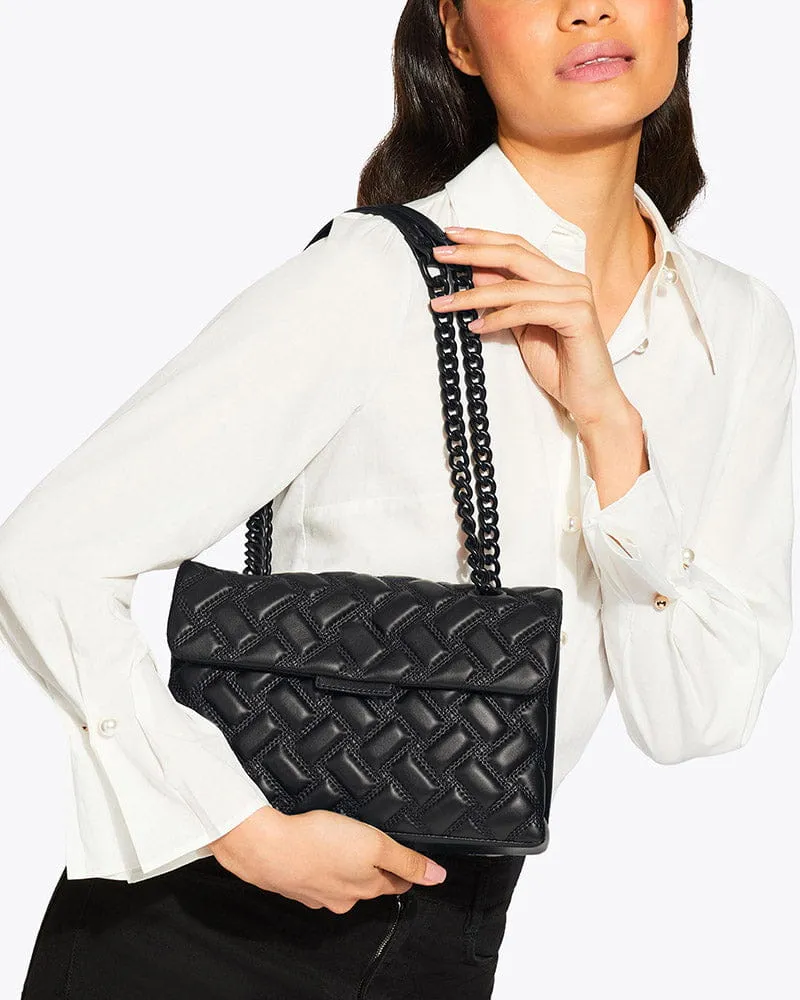 Women's Evening Gala Black Crystal Embellished Bag sold by Larosa product image thumbnail 5