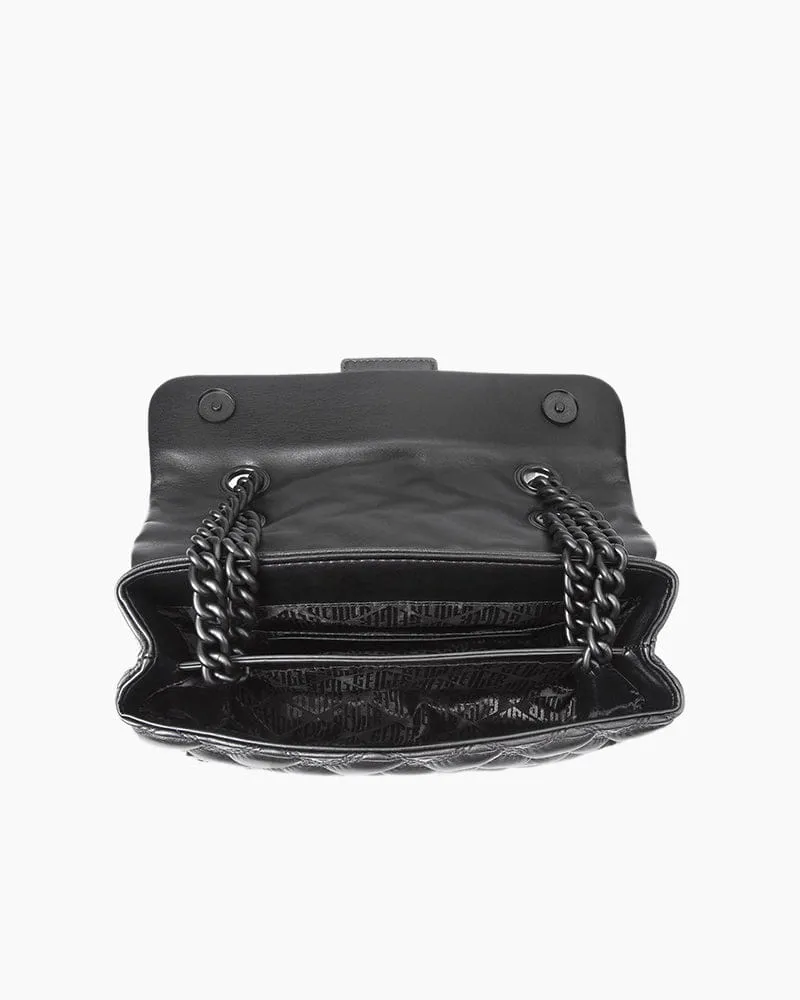 Women's Evening Gala Black Crystal Embellished Bag sold by Larosa product image thumbnail 3