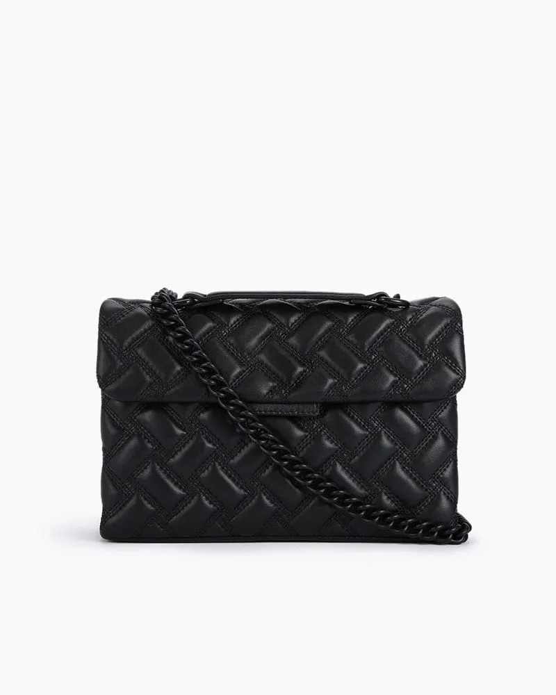 Women's Evening Gala Black Crystal Embellished Bag sold by Larosa