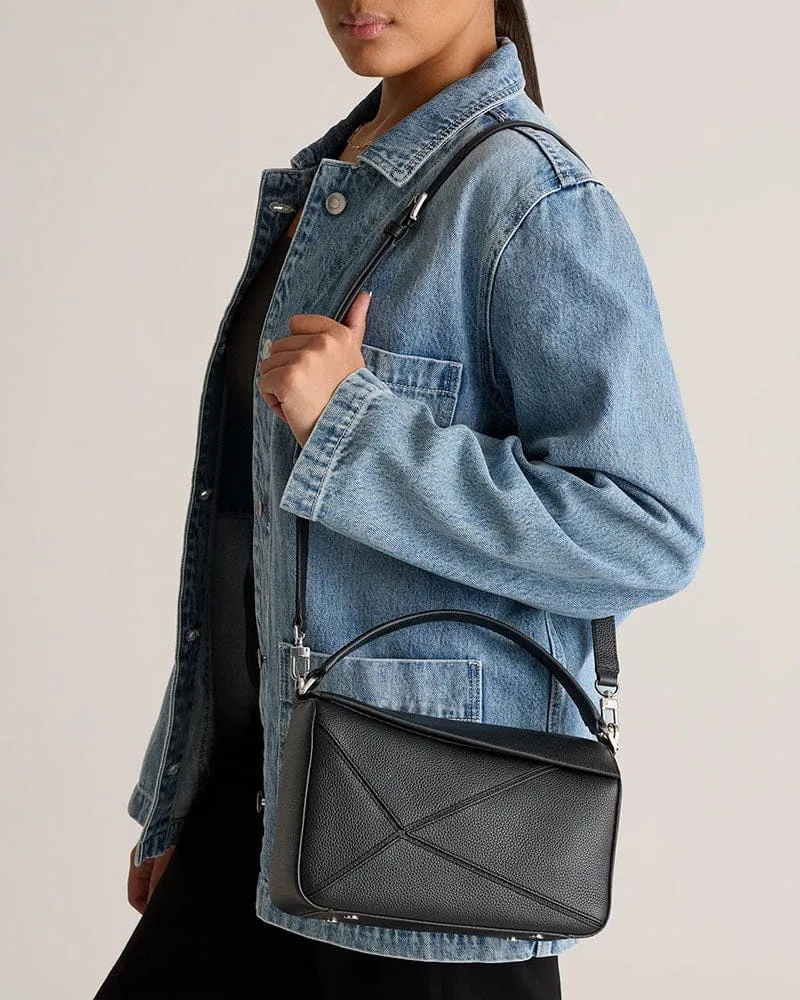 Women's Coffee Date Elegant Leather Mini Bag sold by Larosa product image thumbnail 5