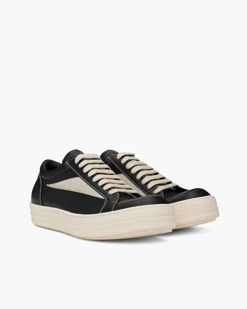 Men's Weekend Outing Black White Vintage Sneakers sold by Larosa product image thumbnail 2