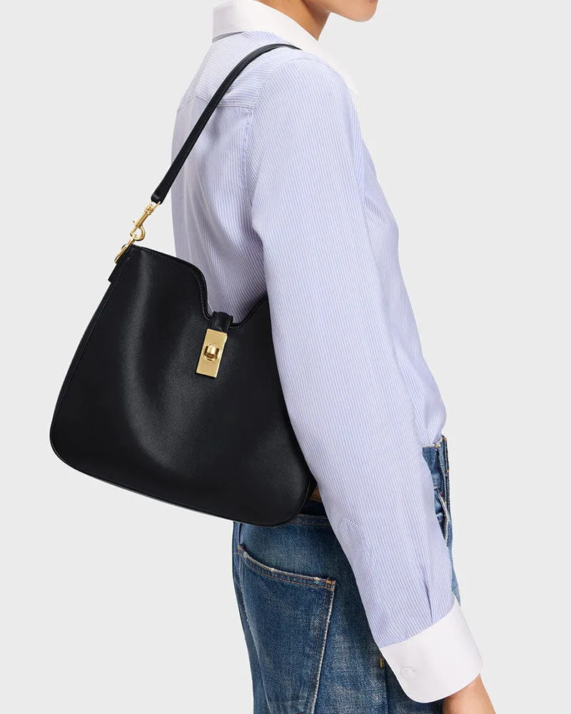 Women's Daily Commute Soft Leather Hobo Shoulder Bag sold by Larosa product image thumbnail 5