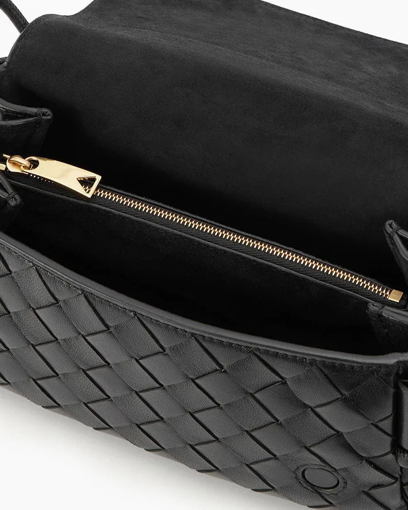 Women’s Travel Ready Intrecciato Leather Shoulder Bag sold by Larosa product image thumbnail 4