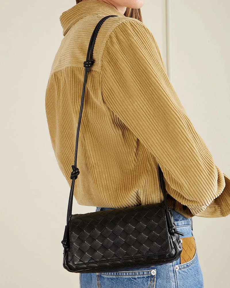 Women’s Travel Ready Intrecciato Leather Shoulder Bag sold by Larosa product image thumbnail 5