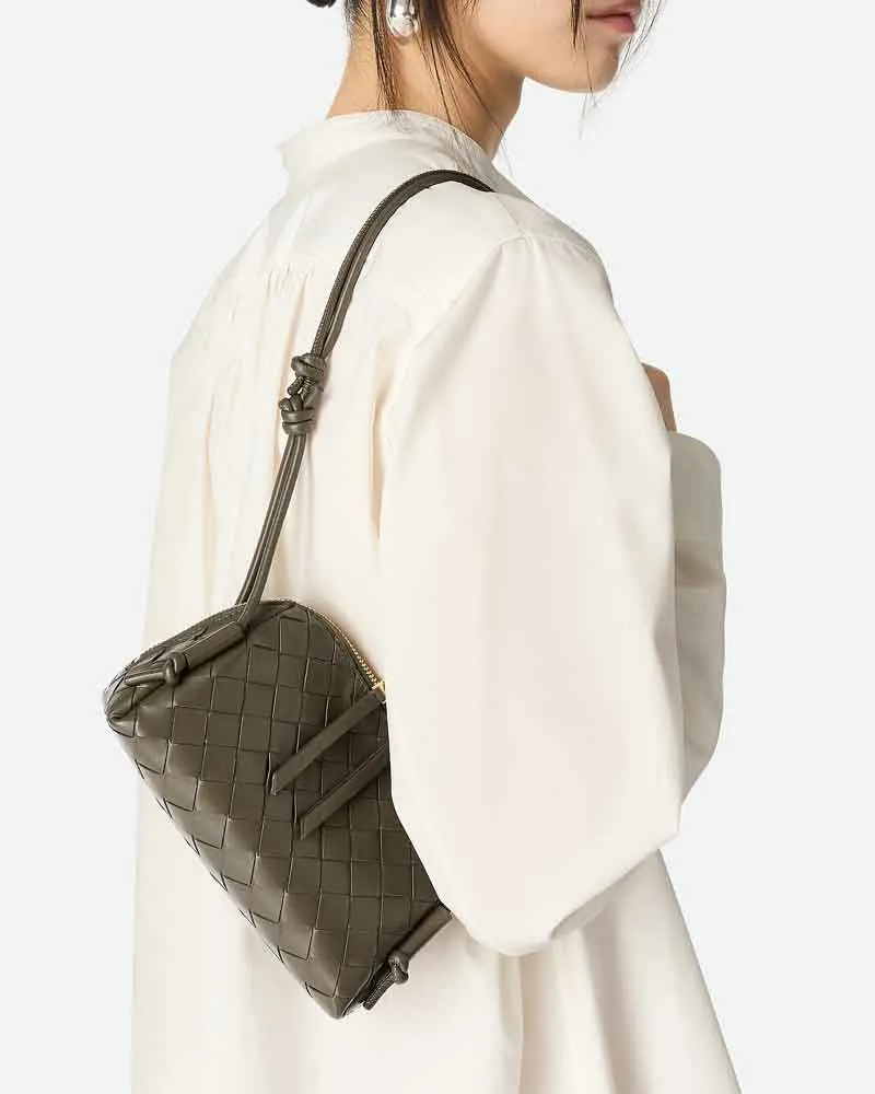 Women’s Travel Airport Intrecciato Crossbody Pouch Bag sold by Larosa product image thumbnail 4