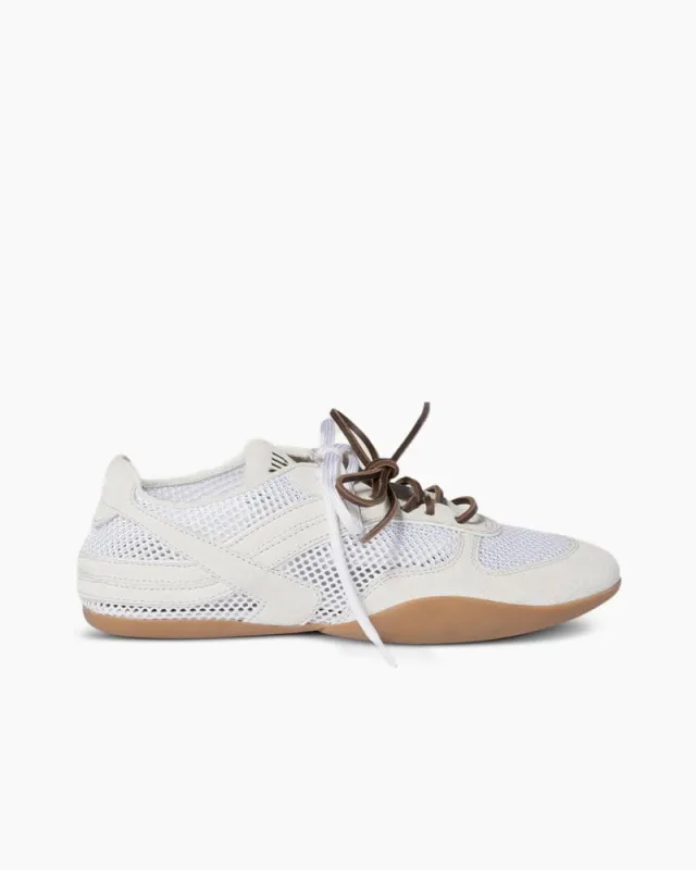 Women's Daily Commute Double Shoelaces White Sneakers sold by Larosa