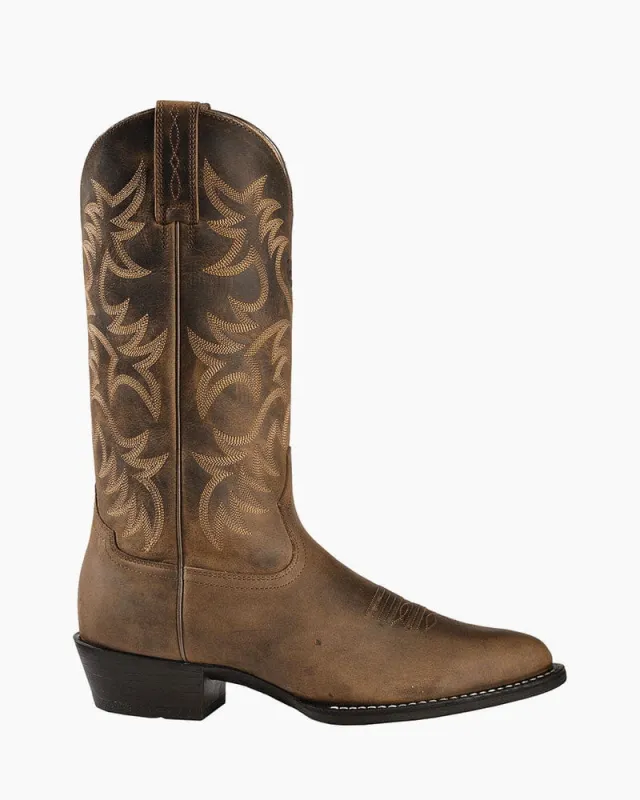 Men's Music Festival Leather Western Aesthetic Boots made by Larosa