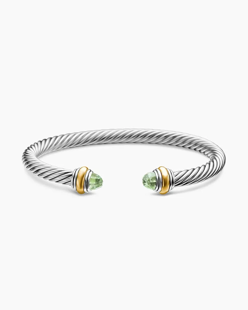 Women's Opera Night Refined Classic Cable Open Bangle sold by Larosa product image thumbnail 5