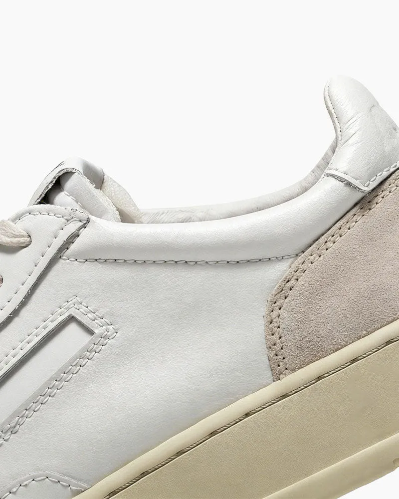 Men's Office Casual White Leather Beige Suede Low Sneakers sold by Larosa product image thumbnail 5