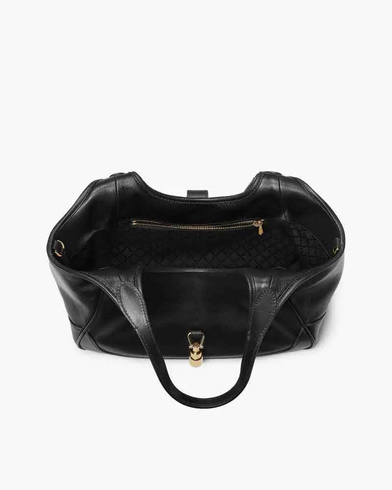 Women's Daily Office Sleek Gold Buckle Handbag sold by Larosa product image thumbnail 5