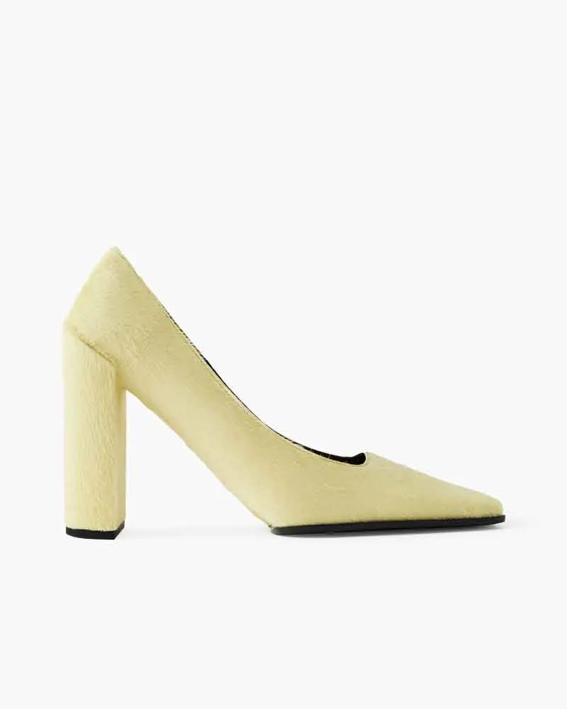 Women's Gallery Visit Horsehair Square Head Pumps sold by Larosa