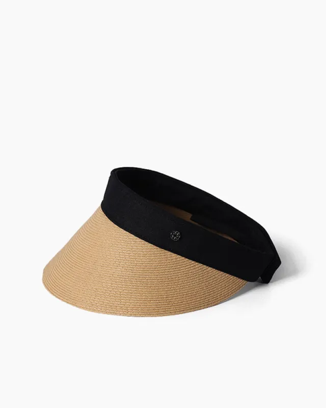 Women's Seaside Holiday Chic Foldable Open-Top Visor made by Larosa