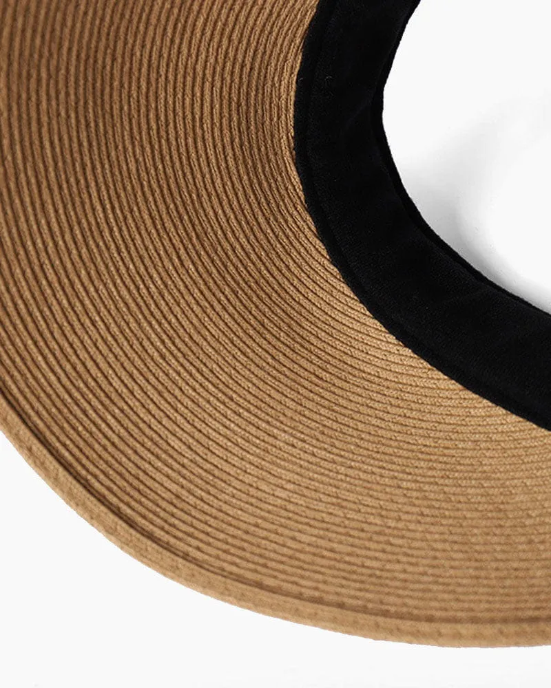 Women's Seaside Holiday Chic Foldable Open-Top Visor sold by Larosa product image thumbnail 3