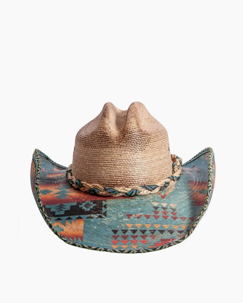 Unisex Prairie Exploration Distressed Wide Brim Hat sold by Larosa