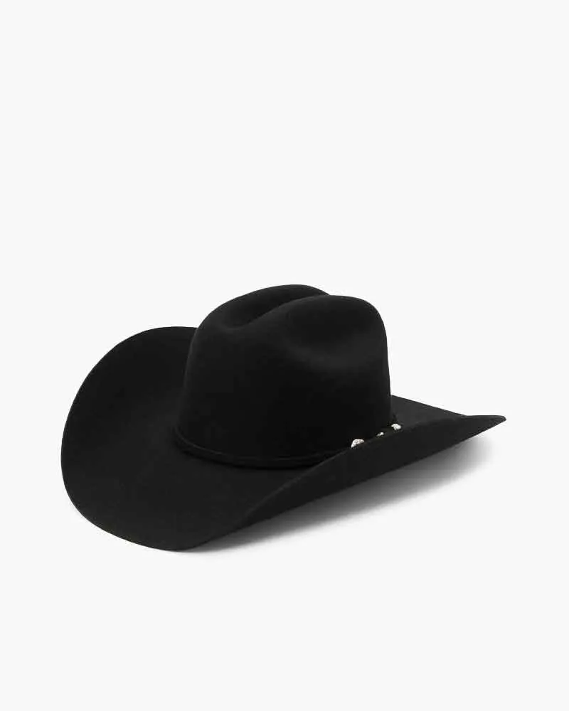 Unisex Music Festival Black Wool Cowboy Hat sold by Larosa product image thumbnail 2