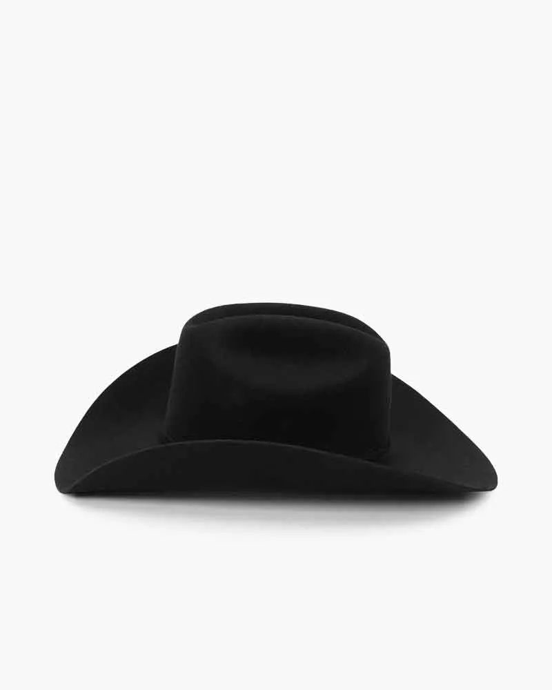 Unisex Music Festival Black Wool Cowboy Hat sold by Larosa product image thumbnail 3