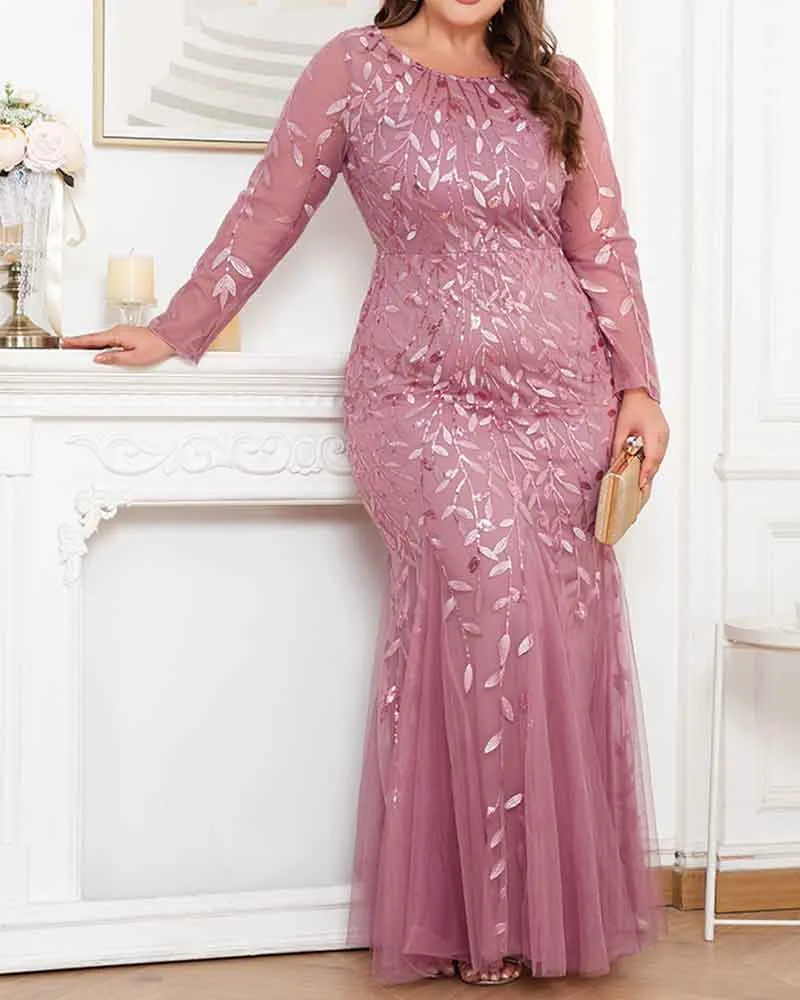 Women's Estate Soirée Plus Size Fishtail Gown sold by Larosa product image thumbnail 5