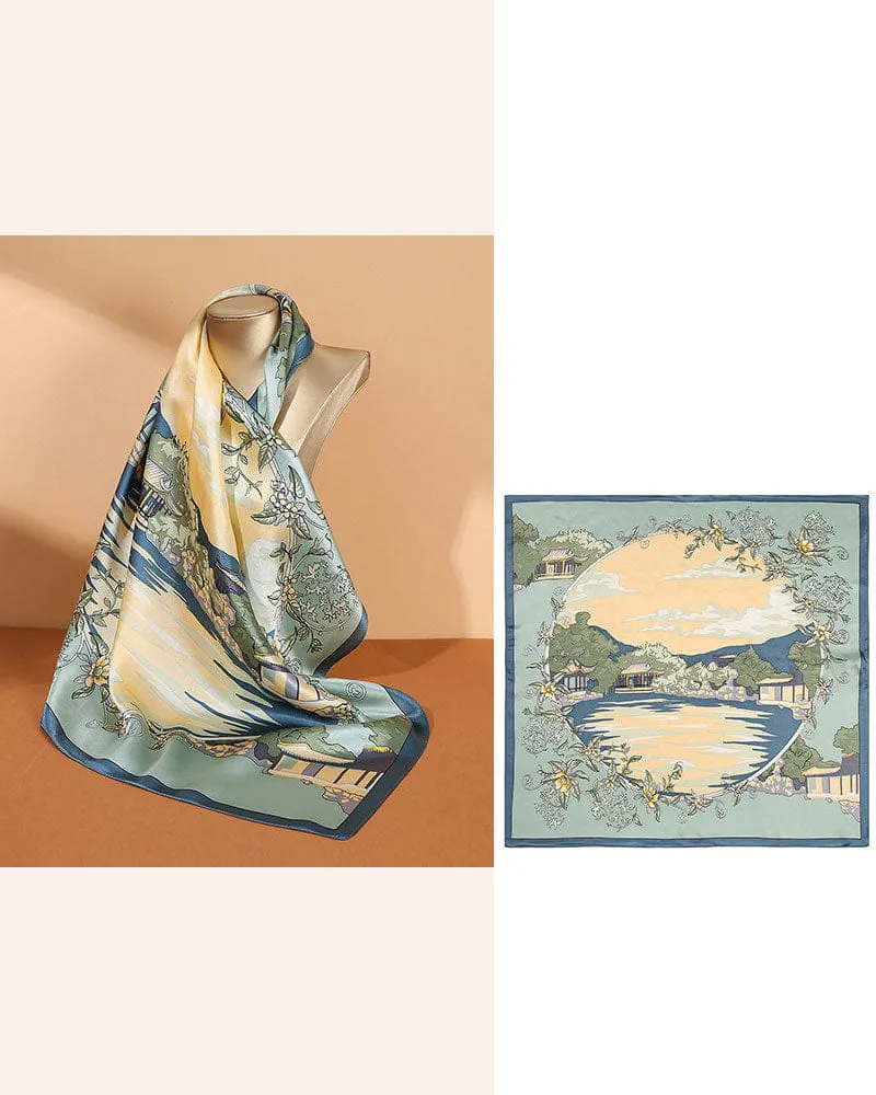 🎁Women's Silk Scarf sold by Larosa product image thumbnail 3