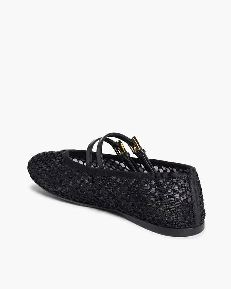 Chic daytime mesh strap mary jane flats sold by Larosa product image thumbnail 2